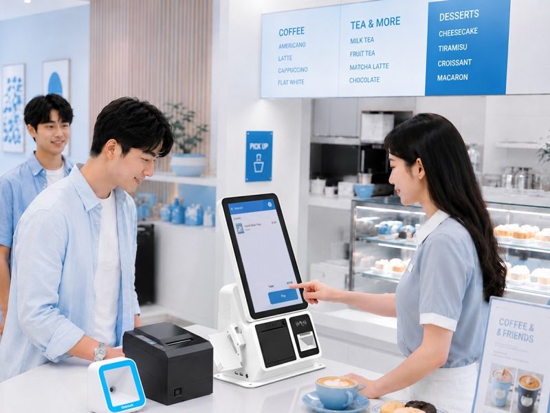 self checkout vs cashier genstar g2 pos terminal